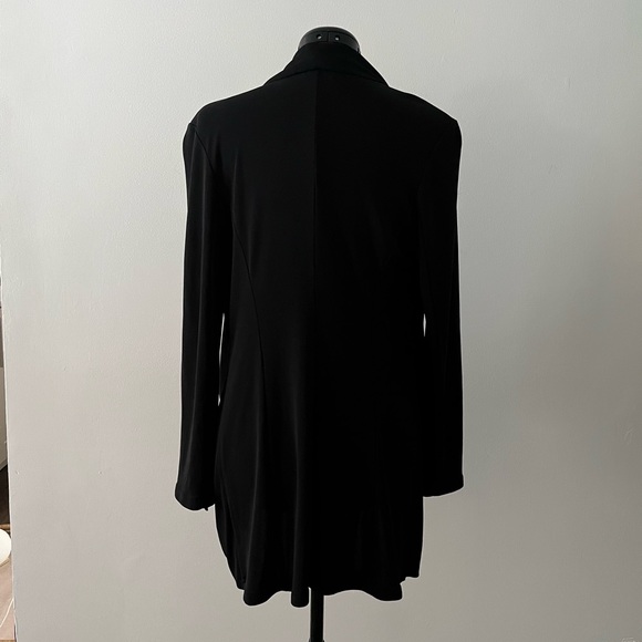 Miu Miu vintage drapey black open-front blazer - Picture 10 of 11